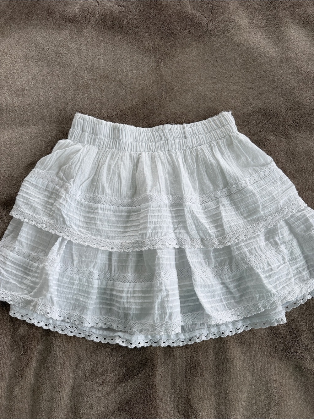 White Mini Skirt by Pookie&Sebastian